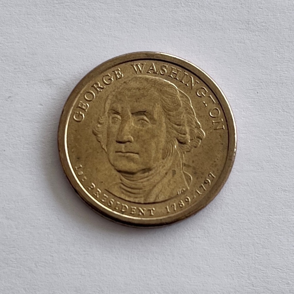 George Washington 1st Presidential $1 Dollar 2007 D Minted
